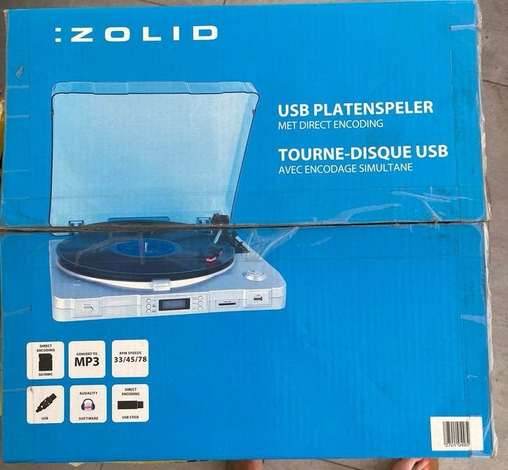 Usb platenspeler Zolid Nieuw, Ophalen, Nieuw, Platenspeler, Overige merken