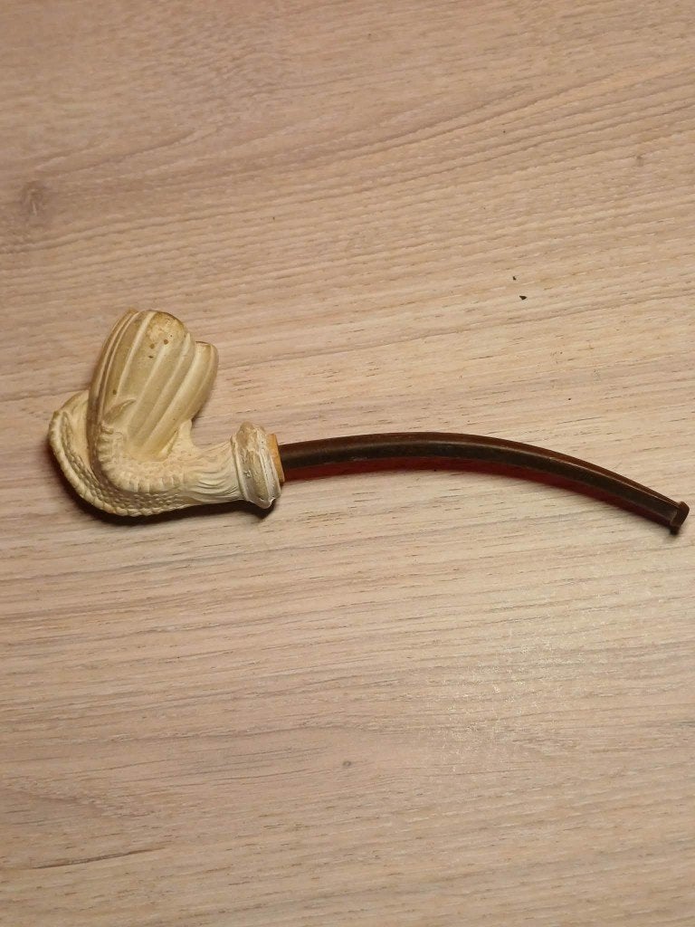 Ancienne pipe de collection  – Tuyau signé JACOB, Envoi, Utilisé, Autres types