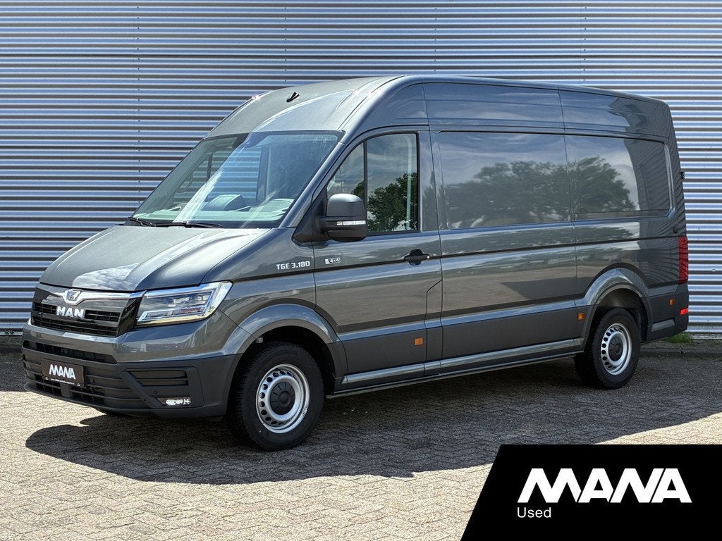 MAN TGE 35 2.0 3.180 L3H3 Hoog 4x4 Automaat LED ClimateContr, Automaat, Stof, Gebruikt, Euro 6