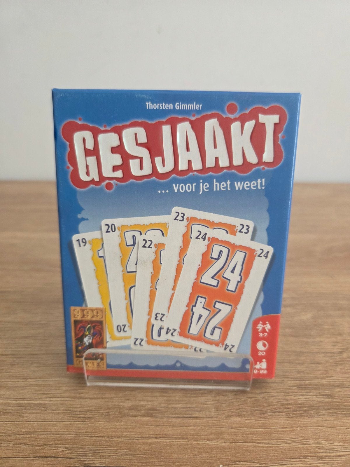 Gesjaakt... voor je het weet! van 999 Games, Hobby en Vrije tijd, Gezelschapsspellen | Kaartspellen, Ophalen of Verzenden