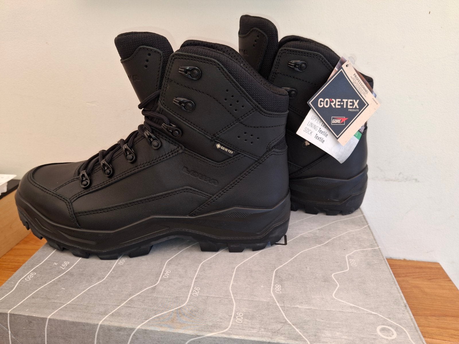 Heren bottines LOWA Renegade II - MAAT 42 NIEUW, Ophalen, Zwart, Boots, Nieuw