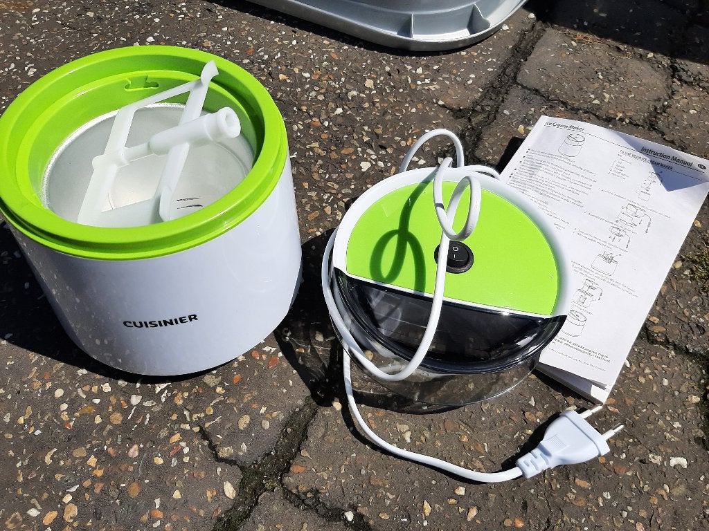 Ijsmachine, Ophalen, Gebruikt, Zelfvriezend