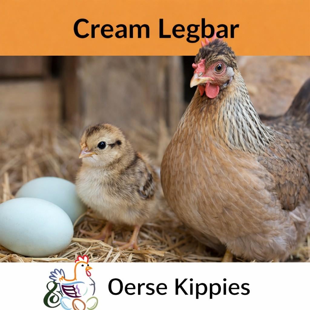 🐣 Gesexte Cream Legbar kuikens – 98% zekerheid op een hen, Vrouwelijk, Kip