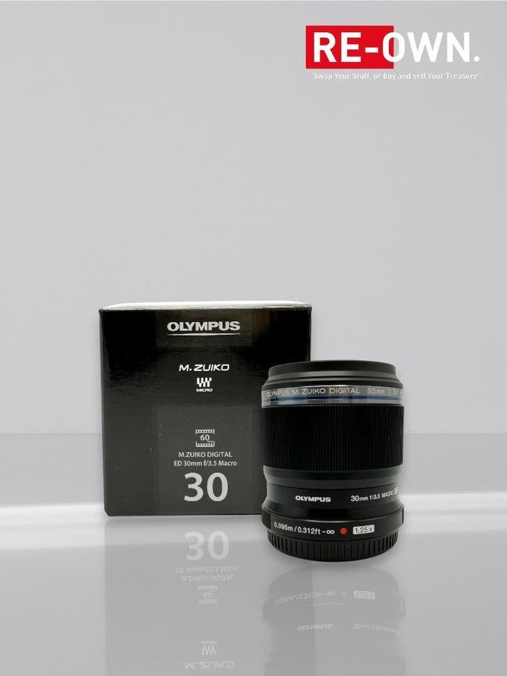 OLYMPUS M.ZUIKO DIGITAL ED 30MM F/3.5 MACRO | MFT | GARANTIE, 30 mm, ., Micro Four Thirds, Comme neuf