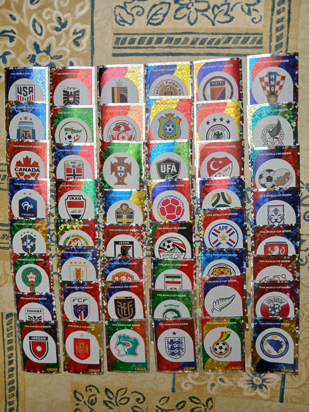 Volledige Emblemen World Cup stickers 2026, Verzamelen, Ophalen, Nieuw, Sport