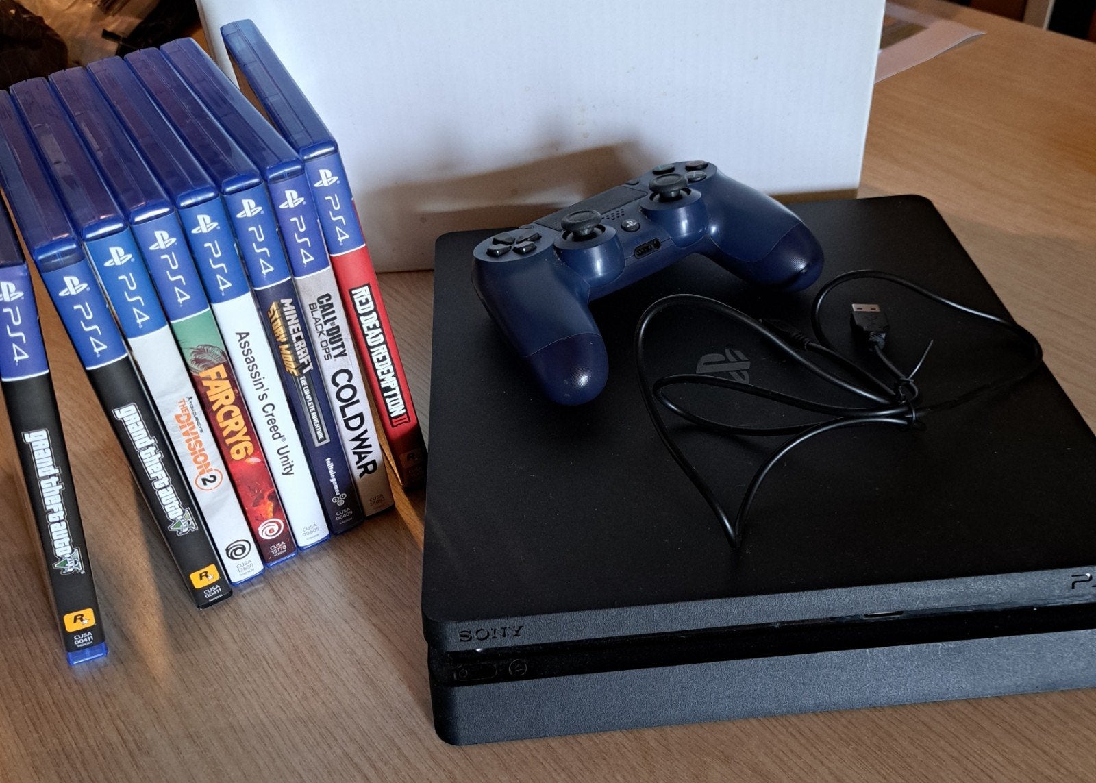 Ps4 + 8 jeux + 1 manette, Enlèvement