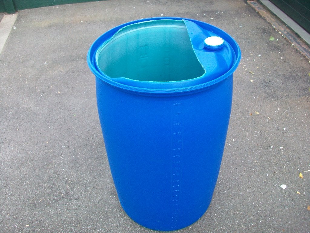 Regenton 220 liter, 150 liter of meer, Ophalen, Zo goed als nieuw, Kunststof
