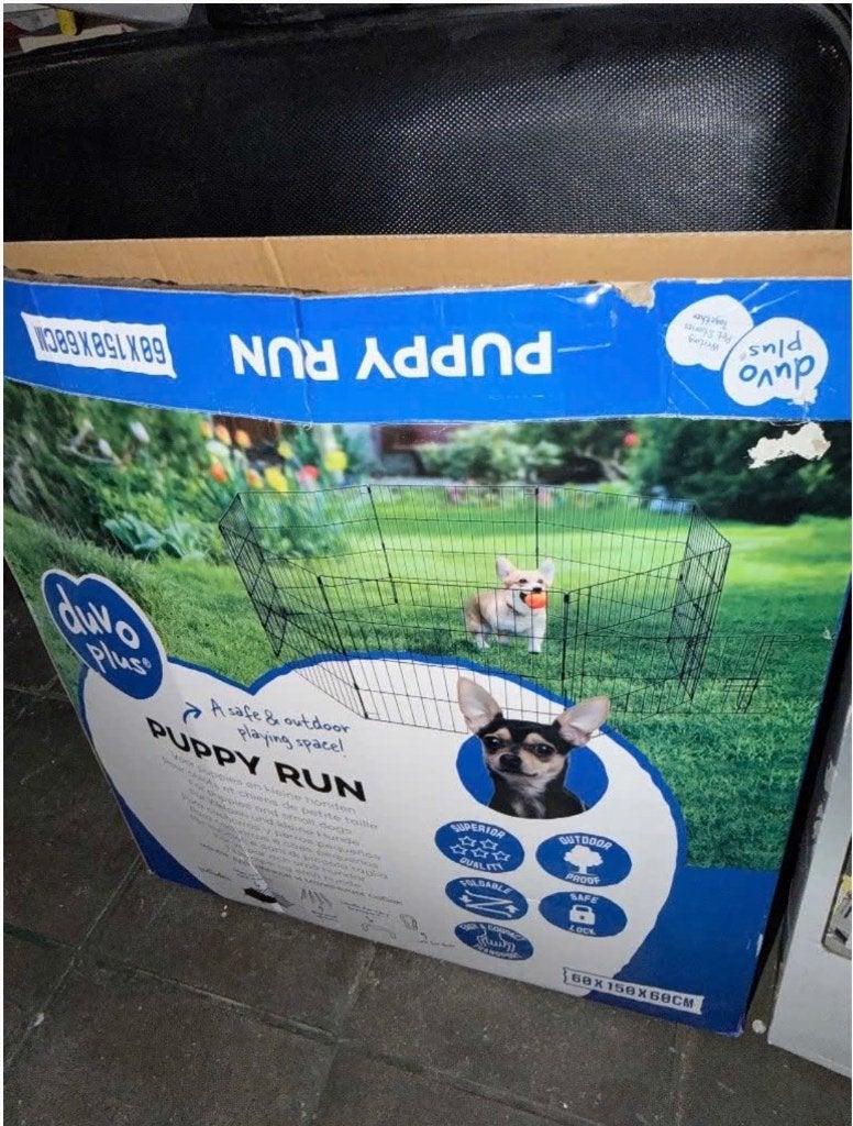 Puppy ren, Ophalen, Nieuw