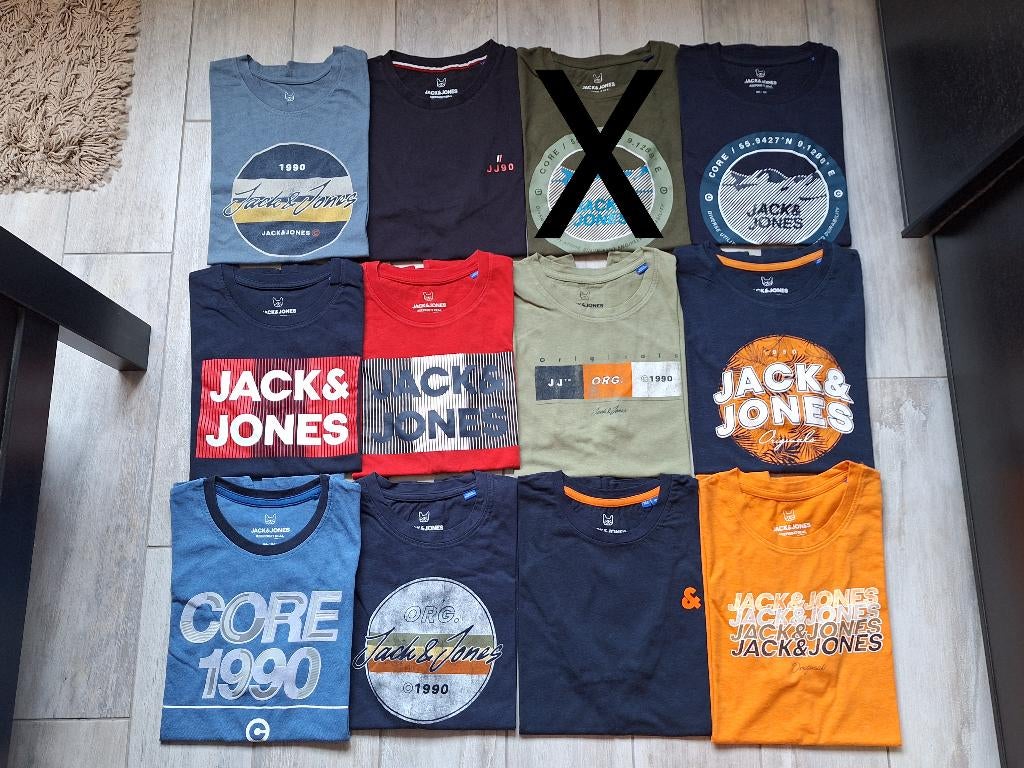 ★ M164 - T-Shirts Jack & Jones, Kinderen en Baby's, Kinderkleding | Maat 164, Ophalen of Verzenden, Zo goed als nieuw, Shirt of Longsleeve