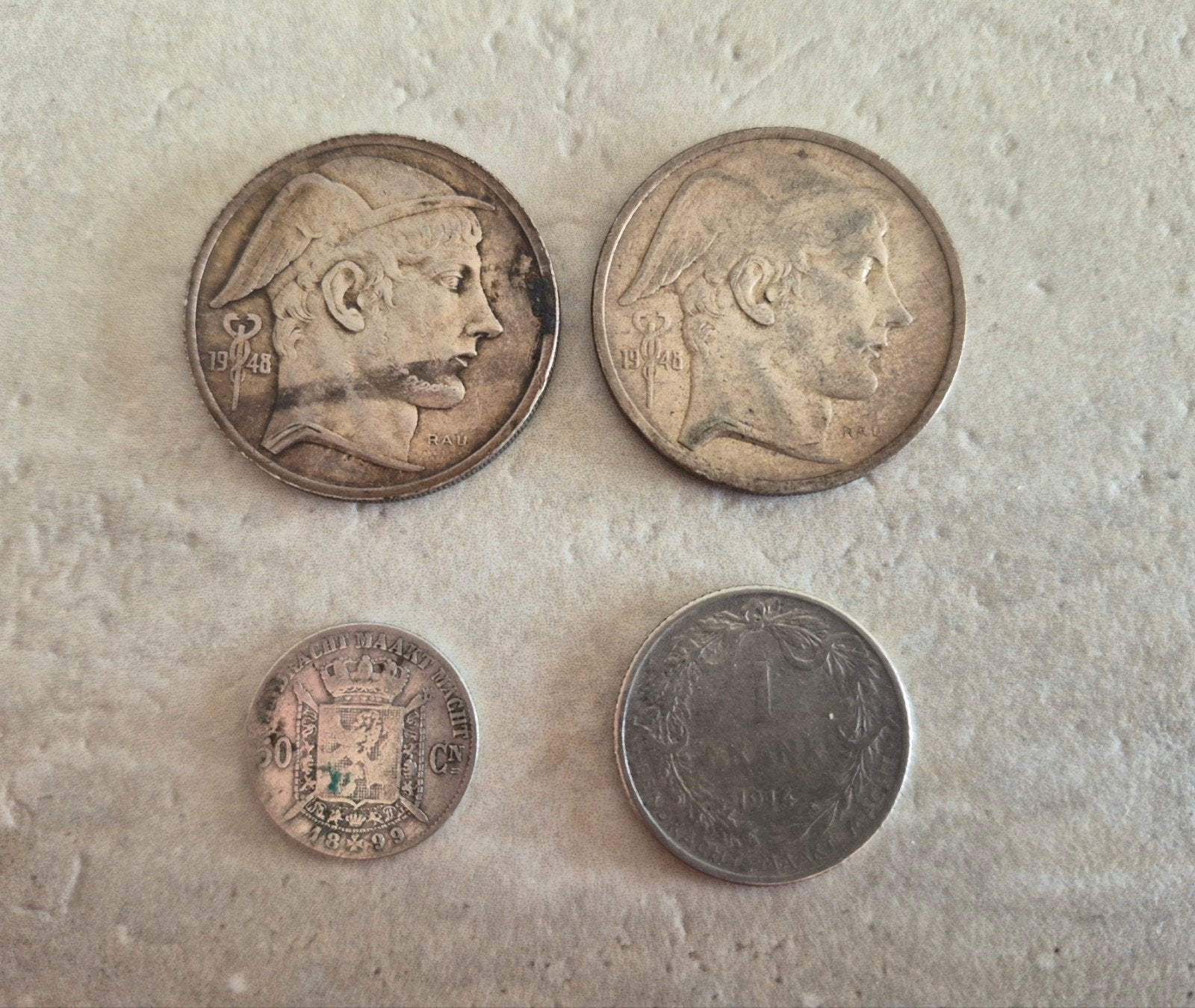 België munten zilver, Ophalen of Verzenden, Zilver, Setje, Zilver