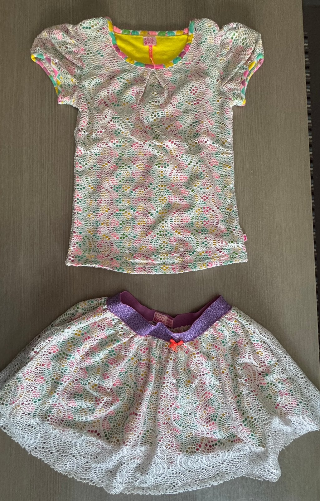 Setje Kidz Art maat 134/140, Kinderen en Baby's, Kinderkleding | Maat 134, Ophalen, Gebruikt, Meisje, Setje