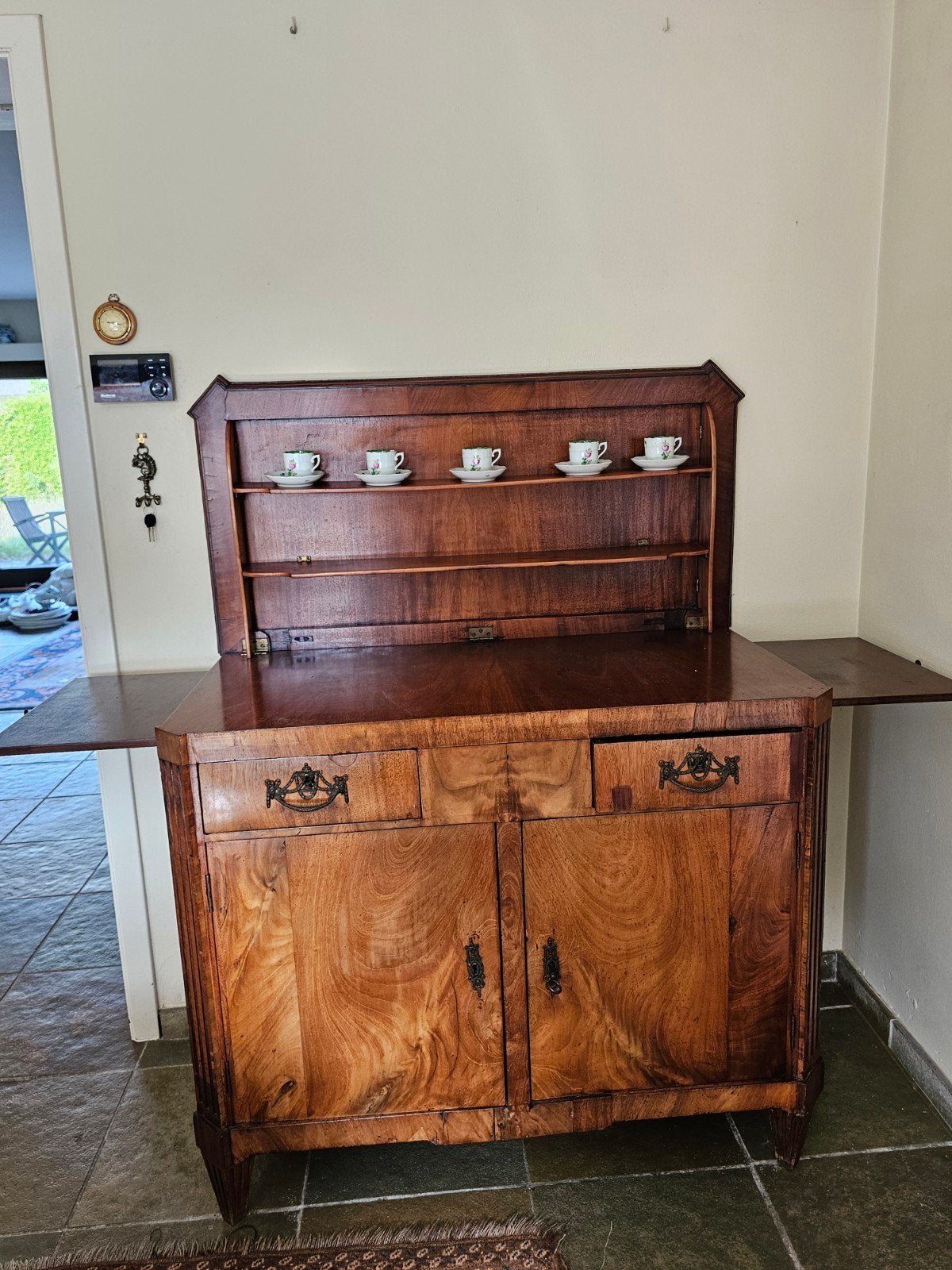 Antieke Hollandse Klap Buffetkast, Dressoir, Wandconsole, Antiek en Kunst, Ophalen