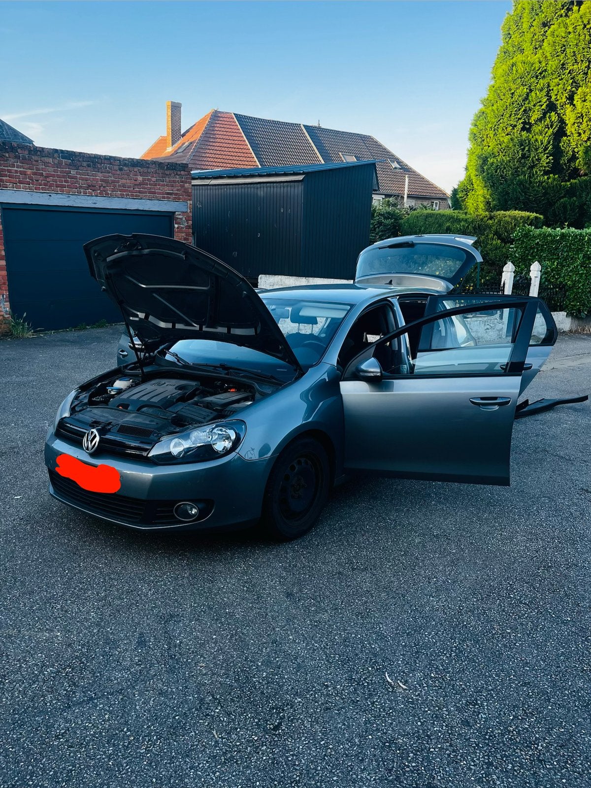️bien lire l’annonce ️Golf 6 1.6 tdi 2011 229,000 km, Argent ou Gris, Achat, Attache-remorque, Boîte manuelle