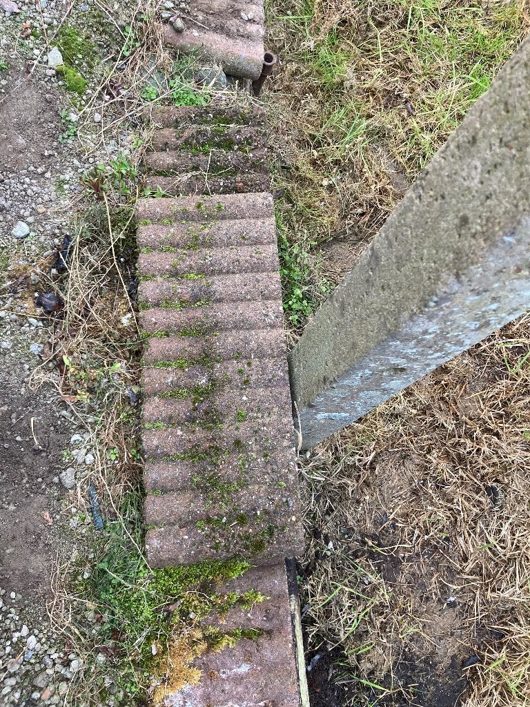 Boordstenen, Ophalen, Gebruikt, Border, Beton