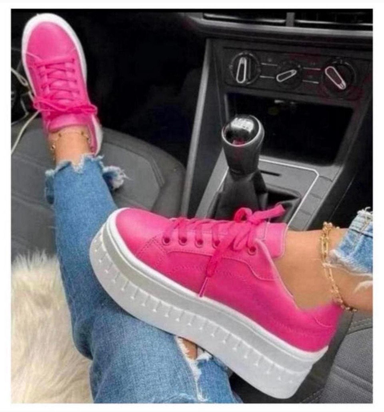Hoge zool - Roze Wit dames Sneakers sneaker NIEUW maat 40-39, Kleding | Dames, Nieuw, Ophalen of Verzenden, Sneakers, Roze