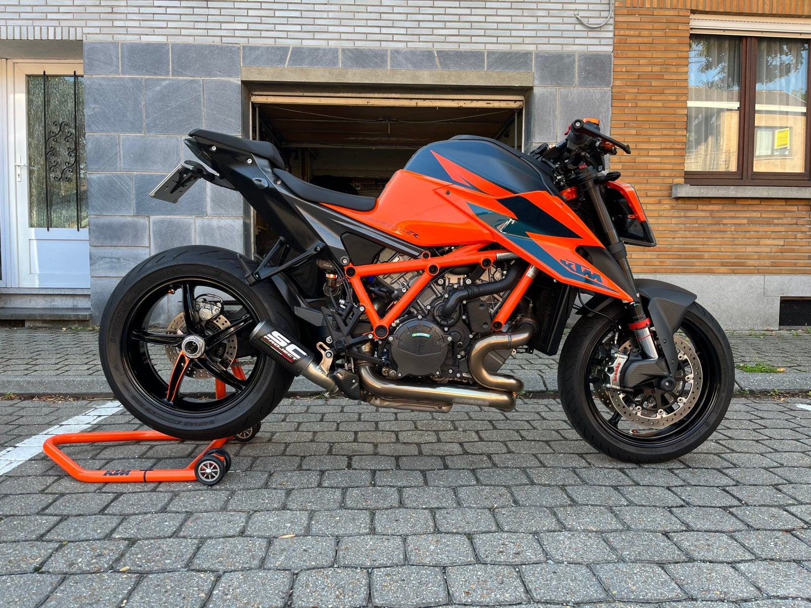 Ktm superduke SC Project 1290 et 1390 silencieux carbone, Motoren, Ophalen