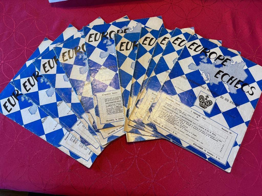 Europe Echecs 1963, Livres, Livres de sport, Utilisé, Enlèvement