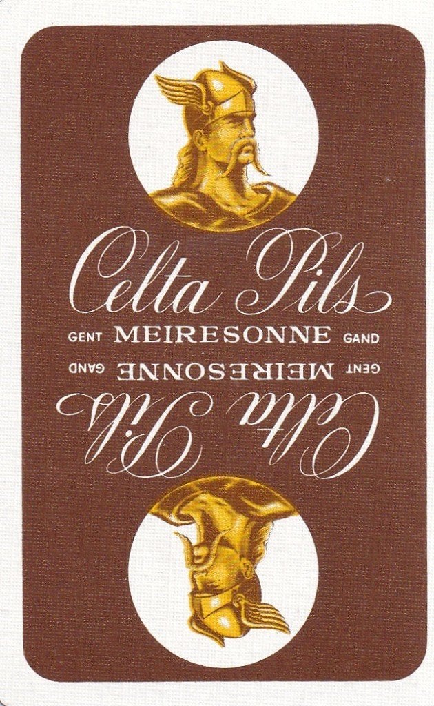 B 3 / S K  CELTA PILS MEIRESONNE BRUIN, Collections, Enlèvement ou Envoi, Neuf, Carte(s) à jouer