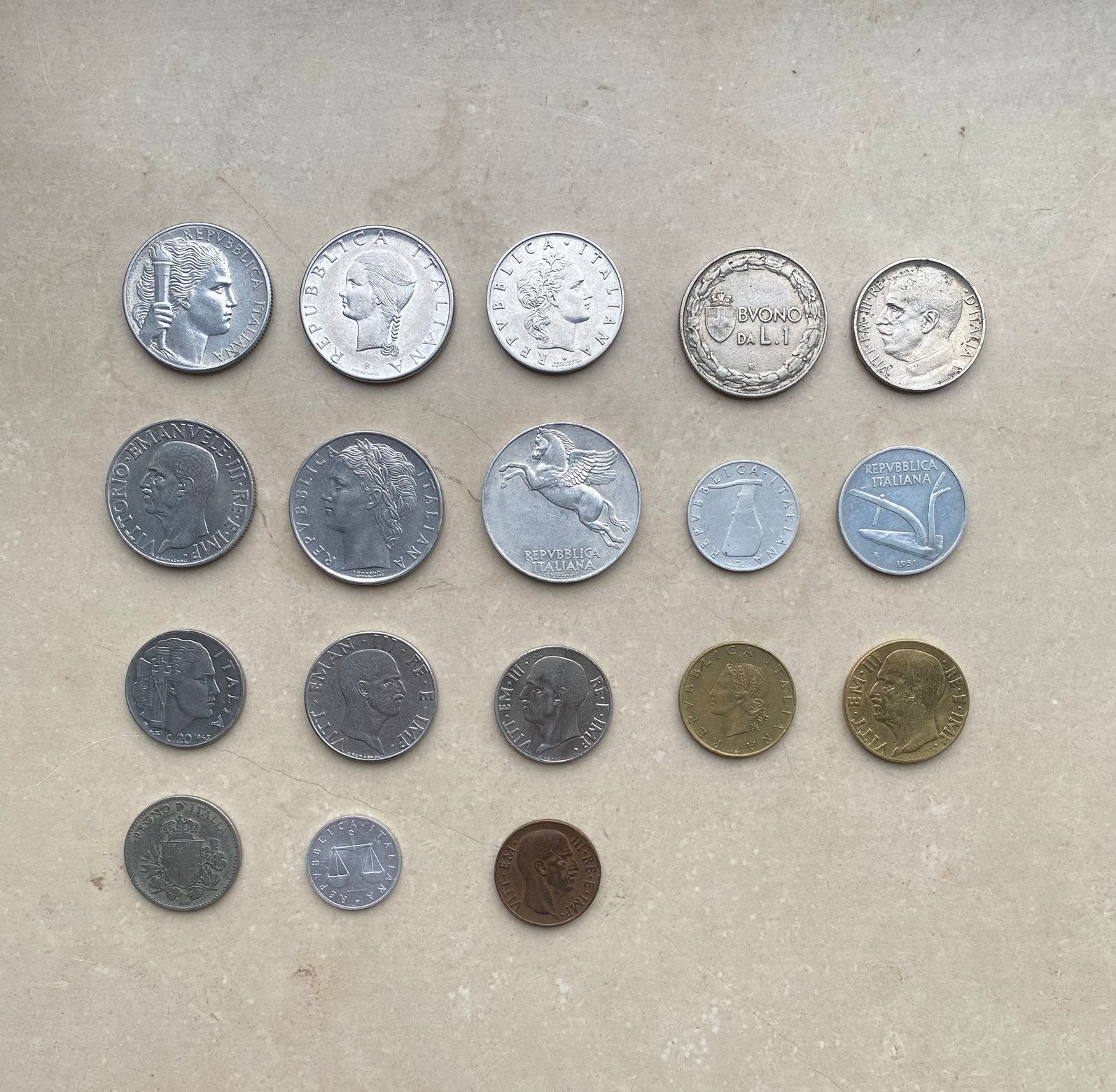 Veel oude munten Italië, Ophalen of Verzenden, Italië