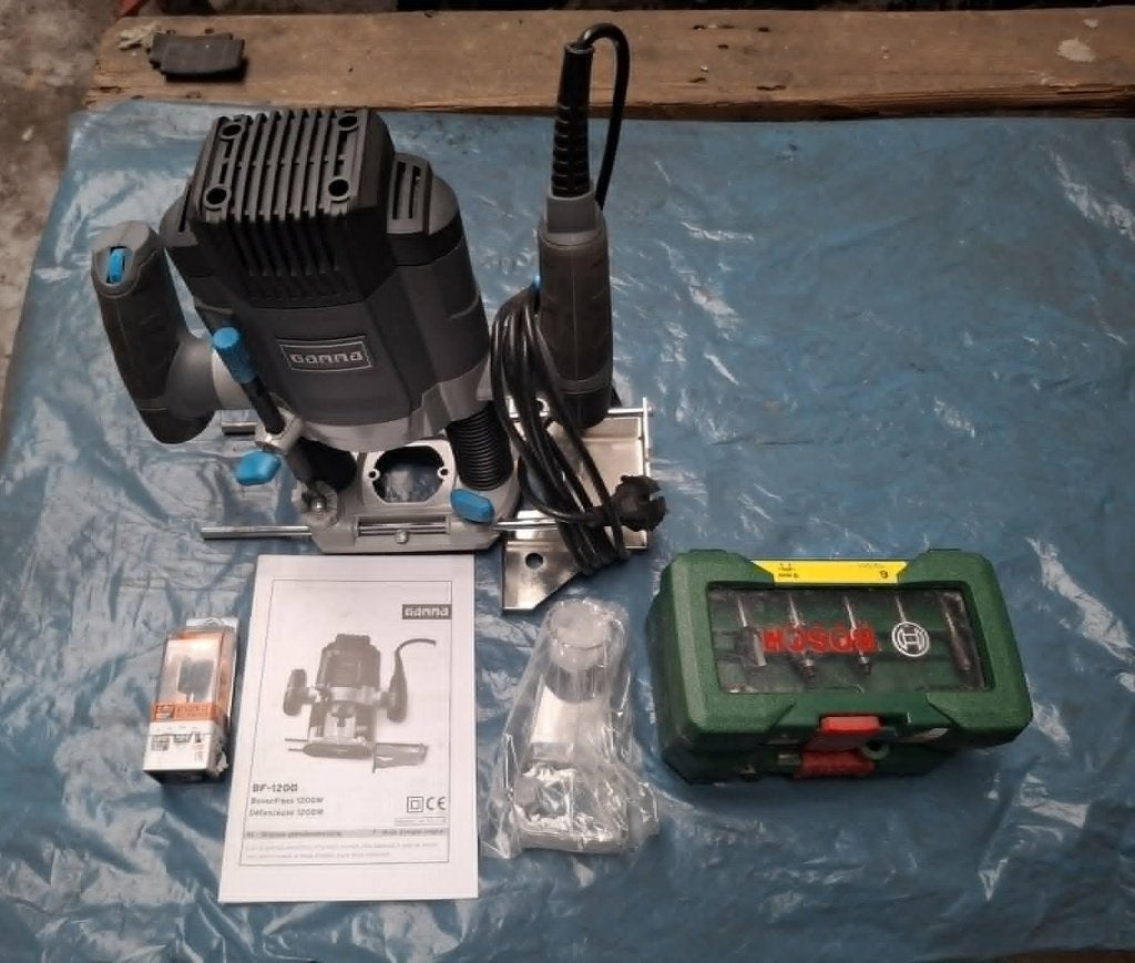 Routeur Gamma BF-1200W, Bricolage & Construction, Outillage | Fraiseuses, Électrique, Routeur, Comme neuf, Enlèvement