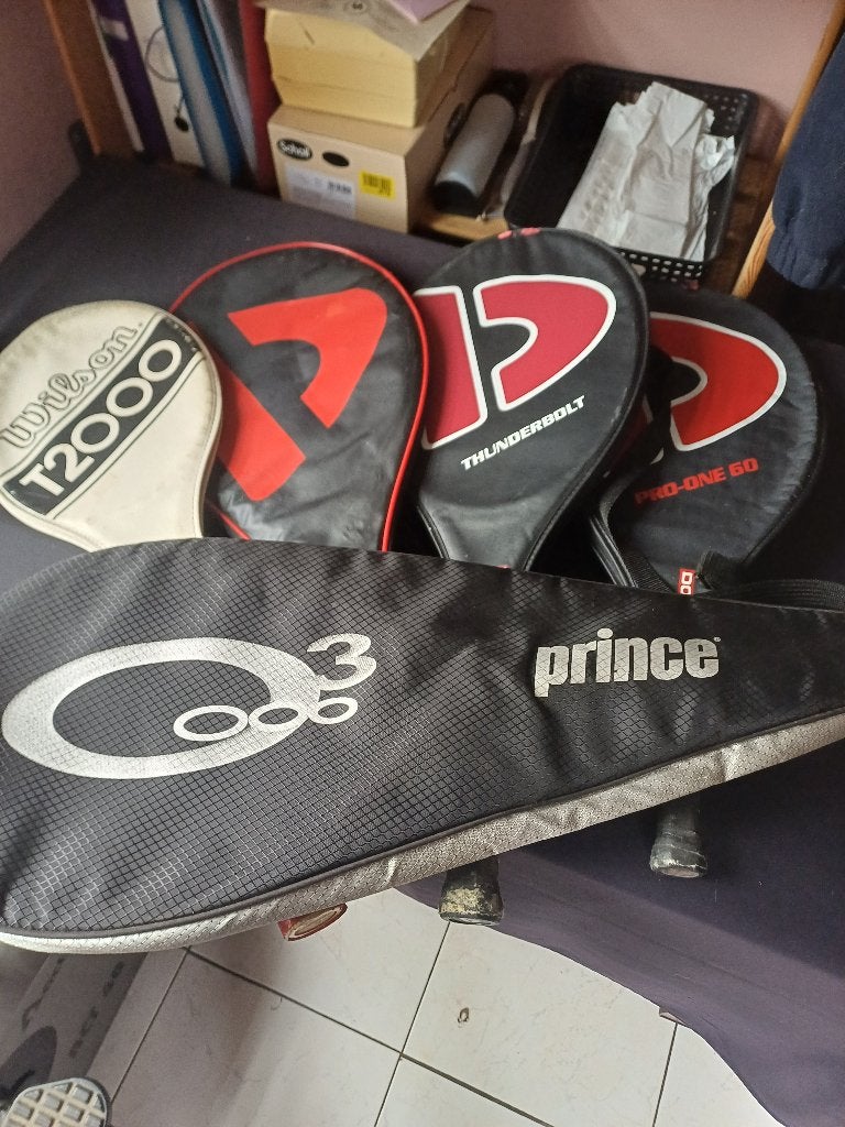lot dde raquettes de tennis, Sports & Fitness, Enlèvement, Utilisé, Raquette, Prince