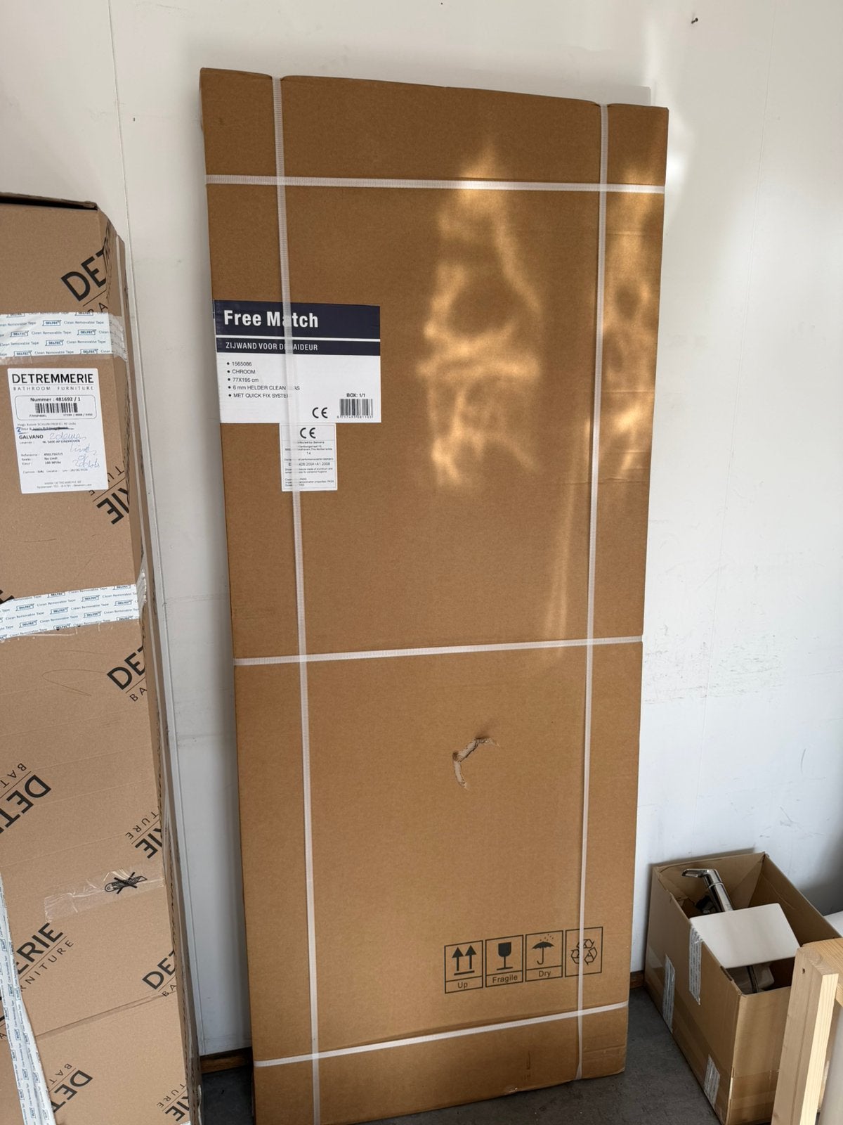 Lavigo free match douche wand  77 x 195 cm nieuw, Ophalen, Nieuw