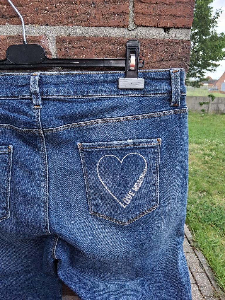 Dames jeans broek Love Moschino Mt33, Love Moschino, Blauw, Maat 42/44 (L), Nieuw