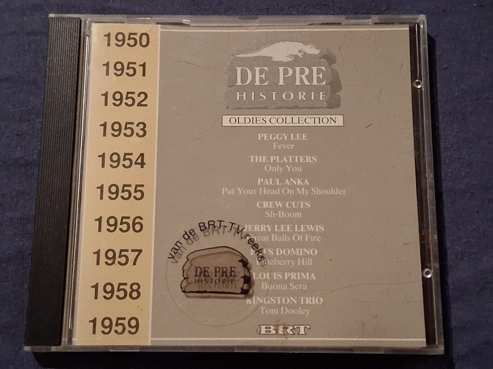 Cd De pre historie oldies collection, 1950-1959, Cd's en Dvd's, Eerste persing, Ophalen of Verzenden, Zo goed als nieuw, Verzamelalbum