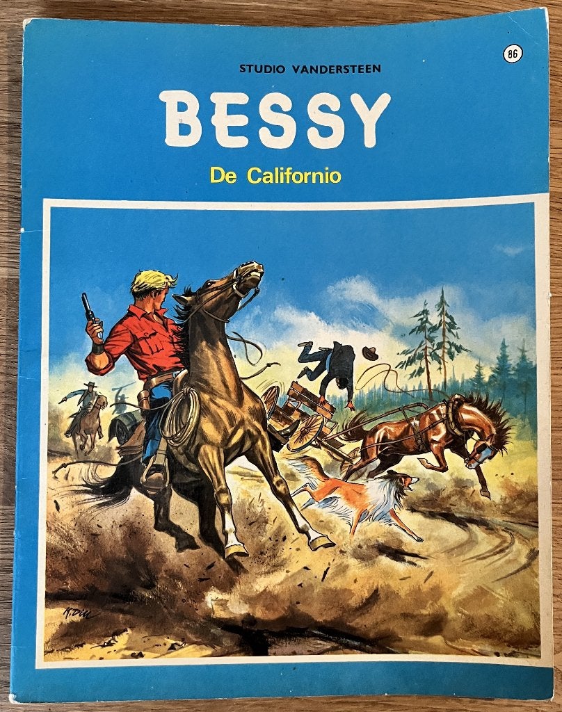 Bessy - De Californio - 86 1e dr (1971) Strip, Meerdere stripboeken, Ophalen of Verzenden, Zo goed als nieuw