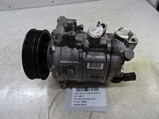COMPRESSEUR CLIMATISATION Golf VII (AUA) (5Q0820803F), Utilisé, Volkswagen
