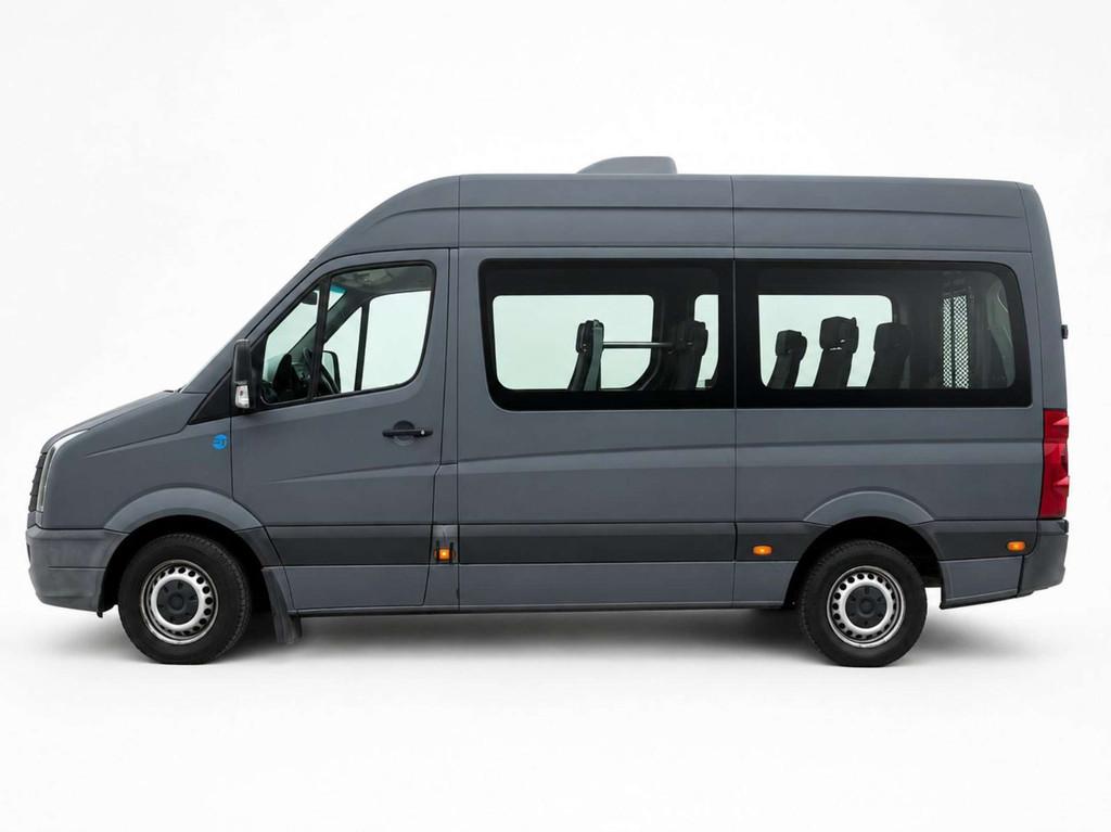 Volkswagen Crafter - 2.0 TDI BiTurbo – Rolstoelbus 9pl TOP, Autos, Argent ou Gris, Achat, Euro 6, Entreprise