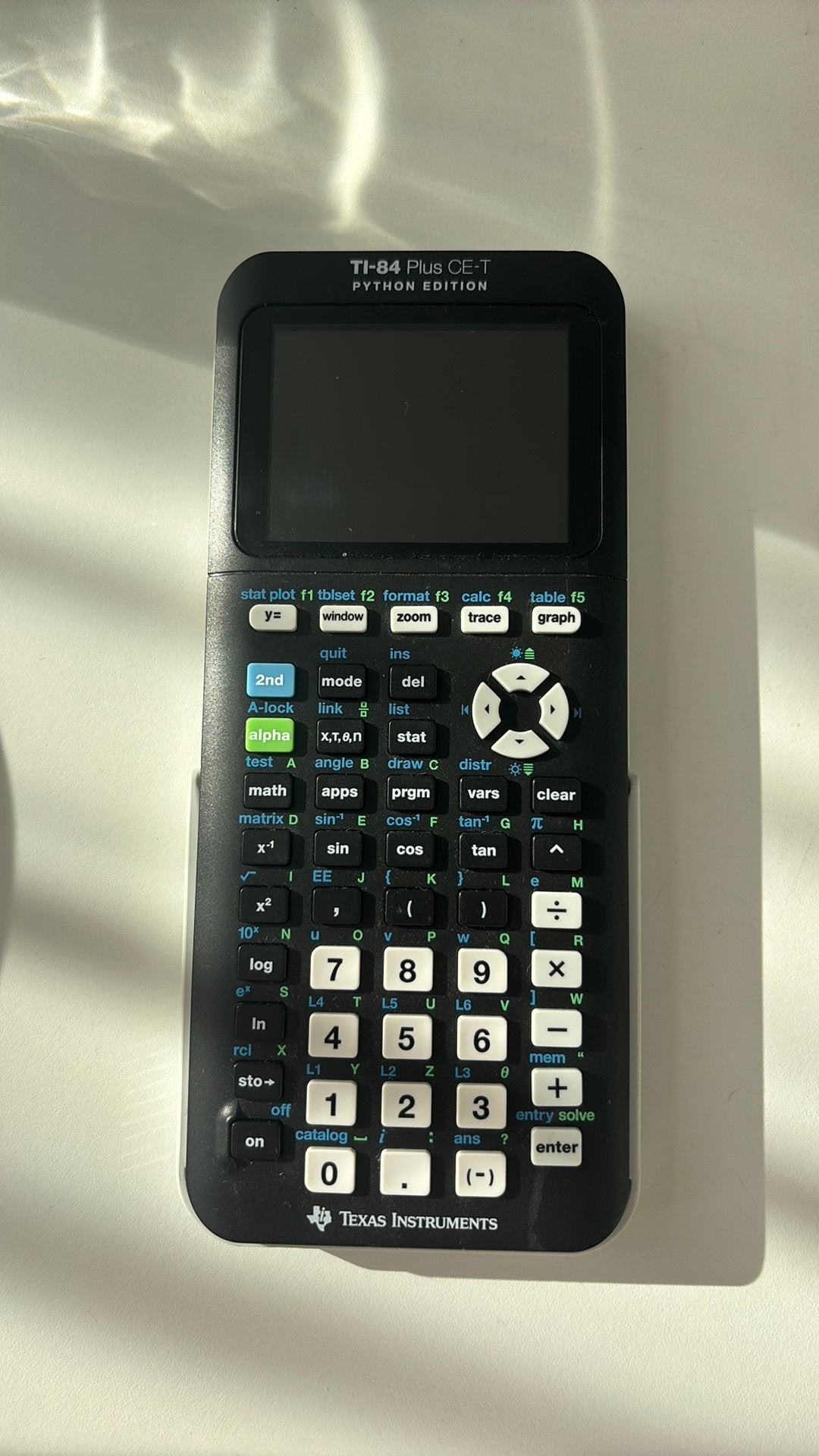 TI-84 Plus CE-T Python edition rekenmachine, Diversen, Ophalen, Grafische rekenmachine, Zo goed als nieuw