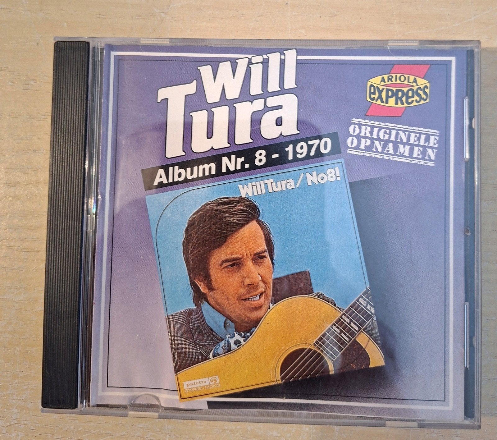 Cd. Will Tura. Album no. 8 (Ariola Express,  Remastered)., Cd's en Dvd's, Cd's | Nederlandstalig, Ophalen of Verzenden