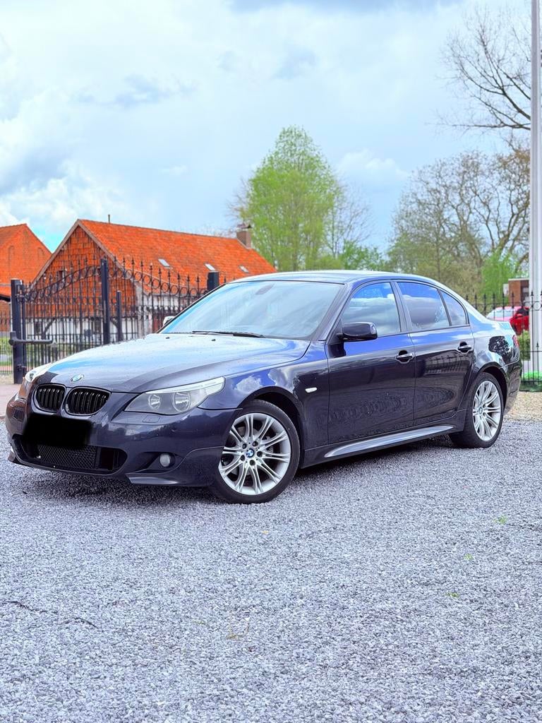 Bmw e60 525d M pakket 4500€ 2006, Auto's, BMW, Leder, Particulier, Cruise Control, Te koop