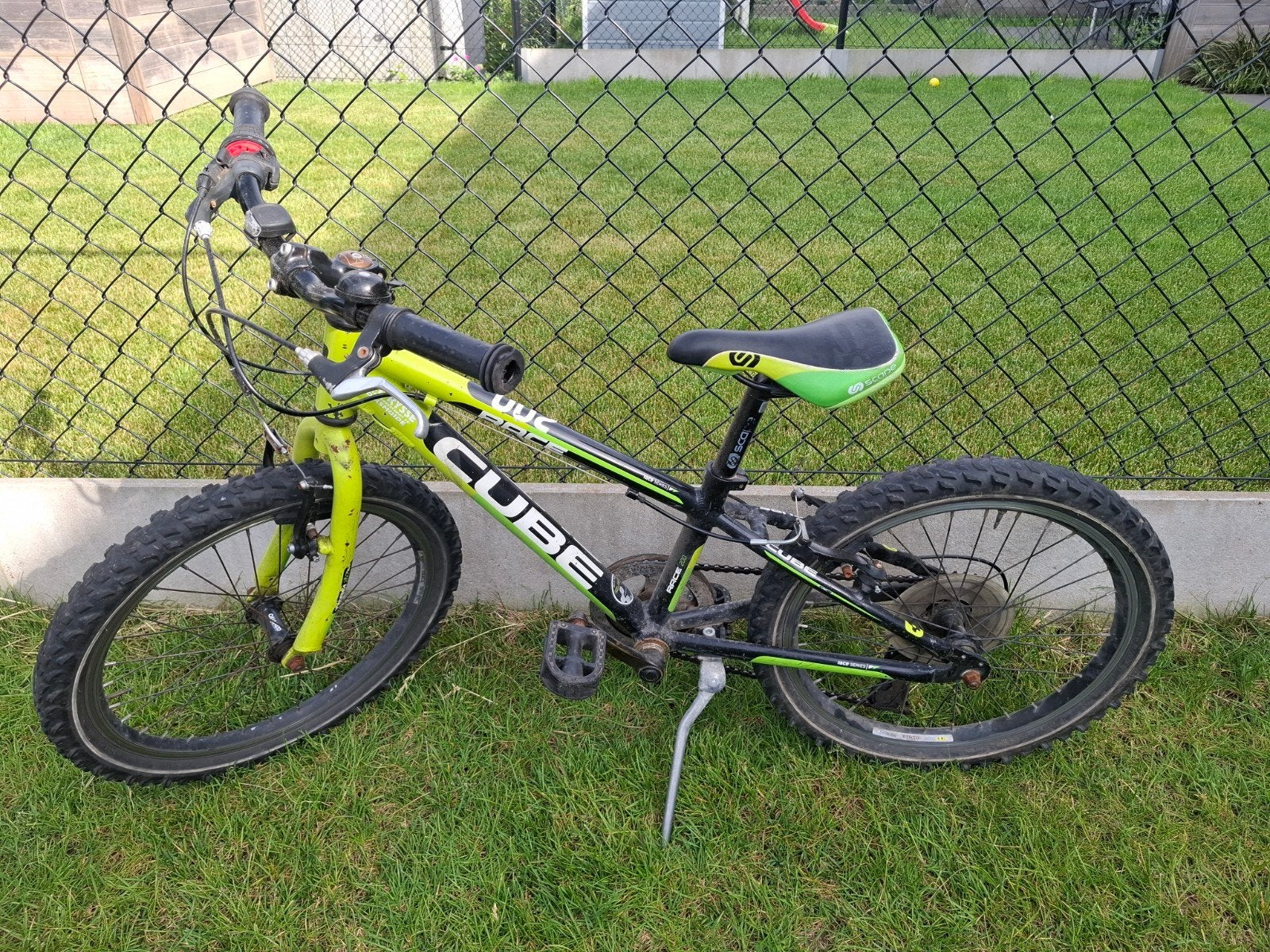 Kinderfiets BMX, Fietsen en Brommers, Ophalen, Velgrem, Aluminium, Cube