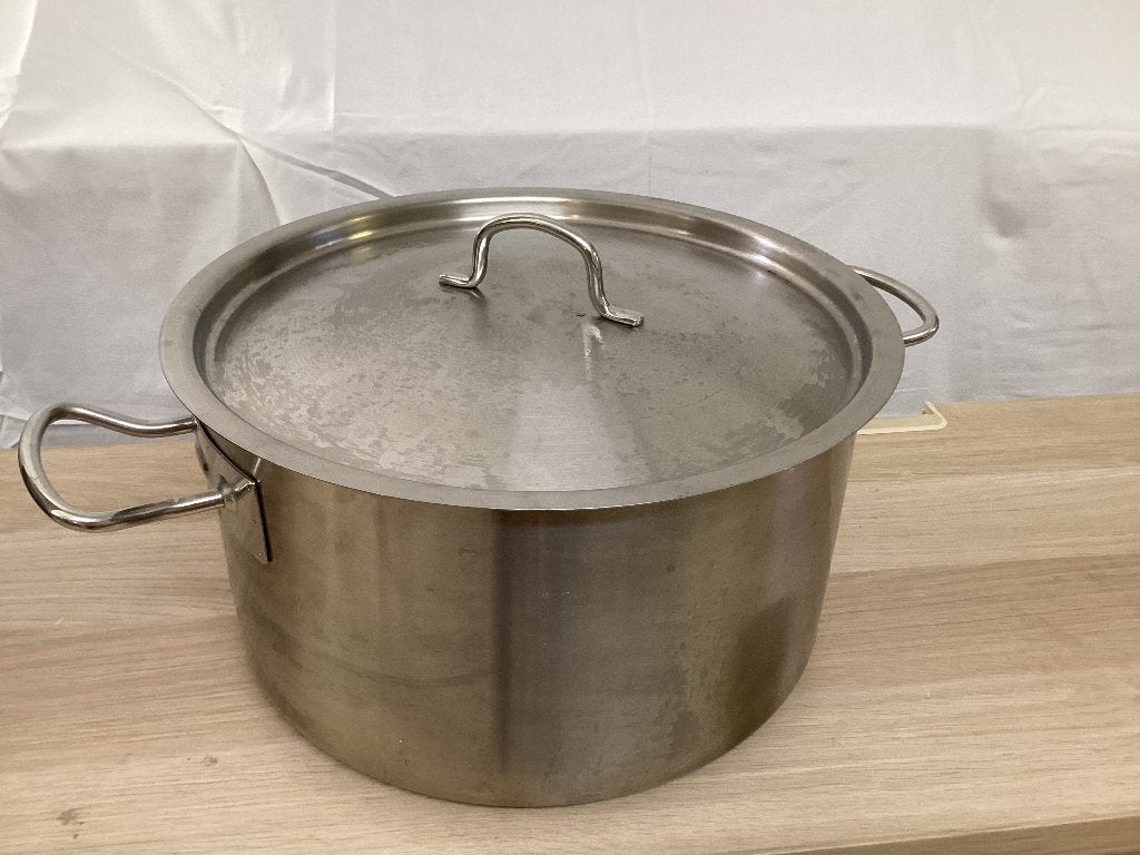 Kookpot groot 10 a12 liter, Met deksel, Ophalen, Zo goed als nieuw, Kookpan
