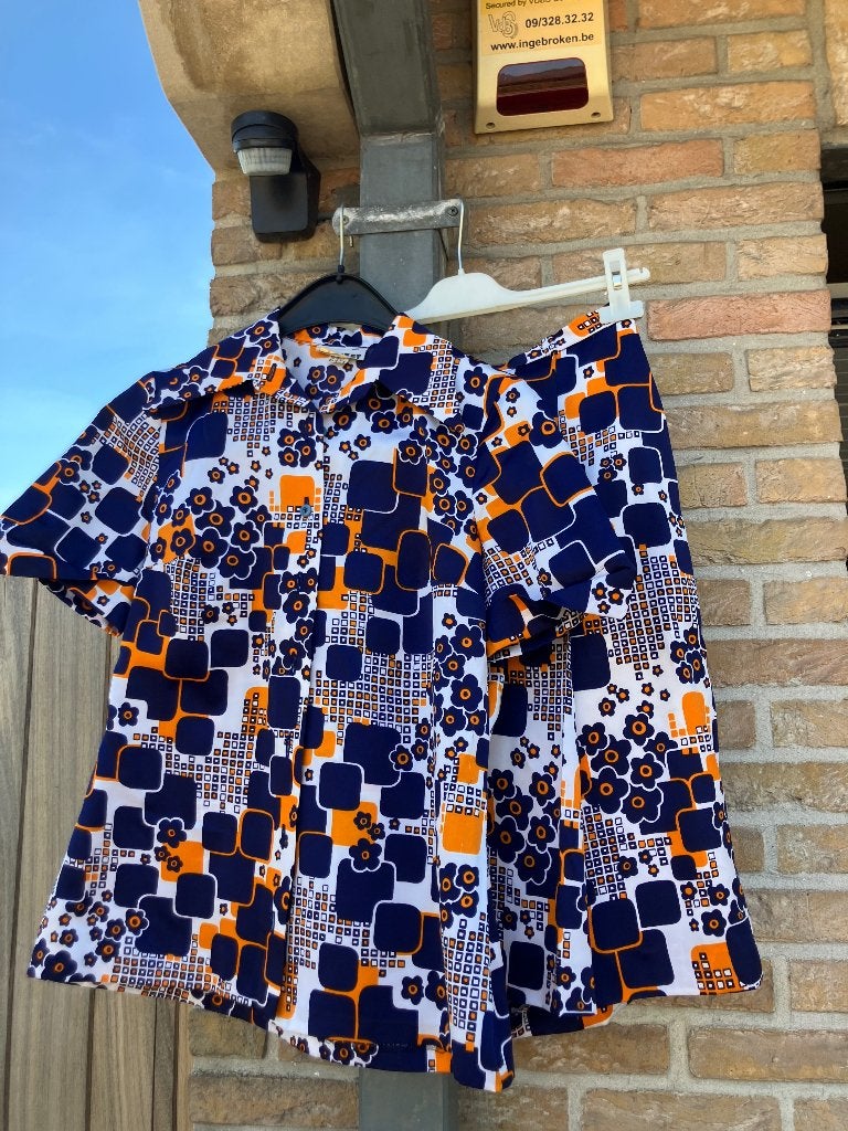 Vintage rok, bloes en kleed, Ophalen, Maat 38/40 (M)