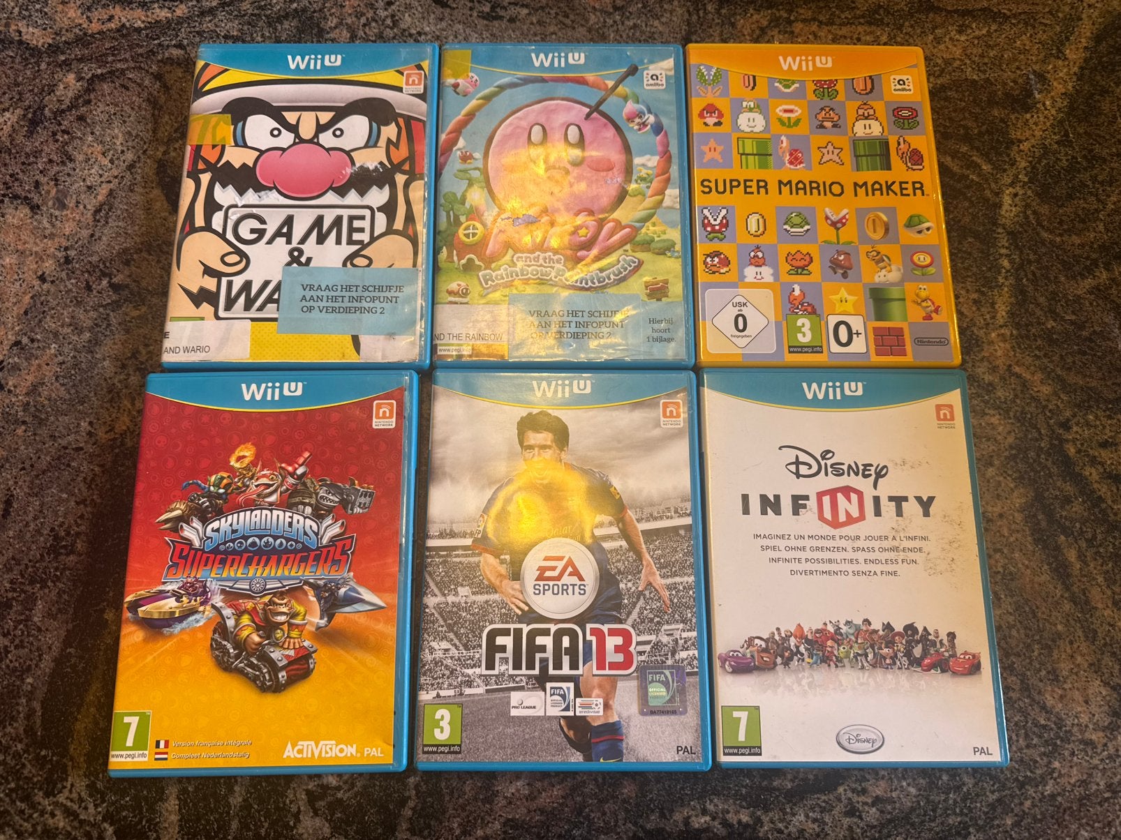 Wiiu games, Games en Spelcomputers, Games | Nintendo Wii U, Zo goed als nieuw, Ophalen of Verzenden