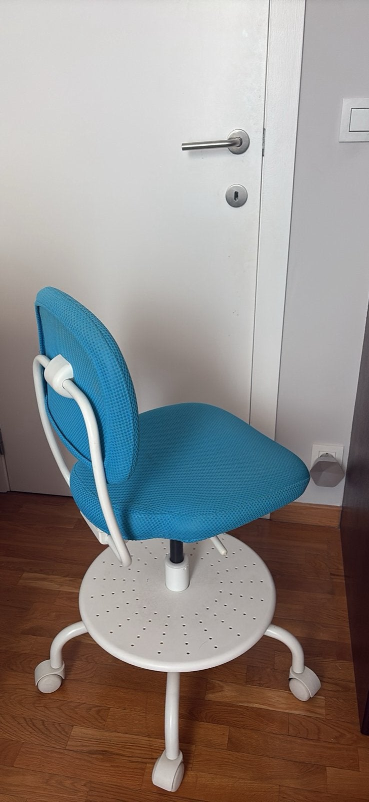 chaise ikea, Enlèvement ou Envoi, Utilisé, Bleu, Chaise de bureau