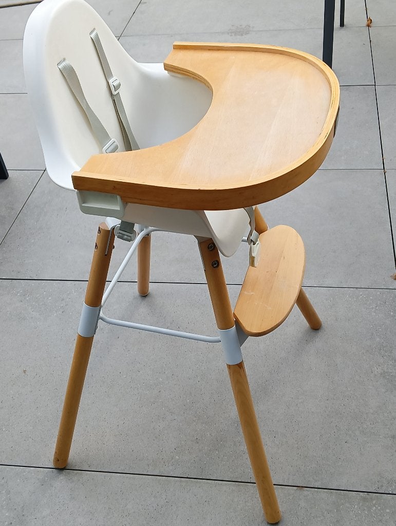 chaise haute enfant, Enlèvement, Plateau amovible