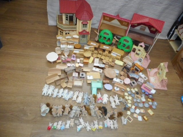 171 delige sylvanian speelpakket, Kinderen en Baby's, Speelgoed | Educatief en Creatief, Ophalen of Verzenden, Gebruikt