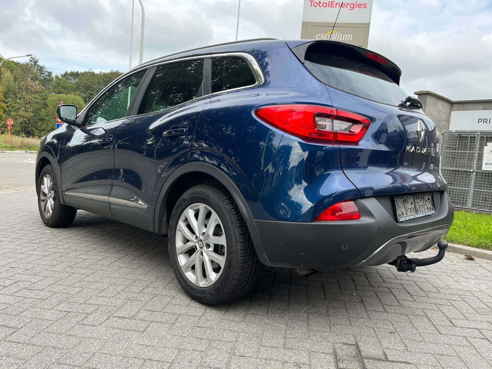 Renault Kadjar 1.2Tce 2017/120000 km, Kadjar, Blauw, Leder en Stof, Bedrijf