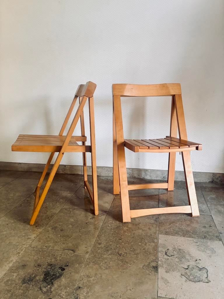 2 klapstoelen aldo, Huis en Inrichting, Stoelen, Ophalen, Zo goed als nieuw