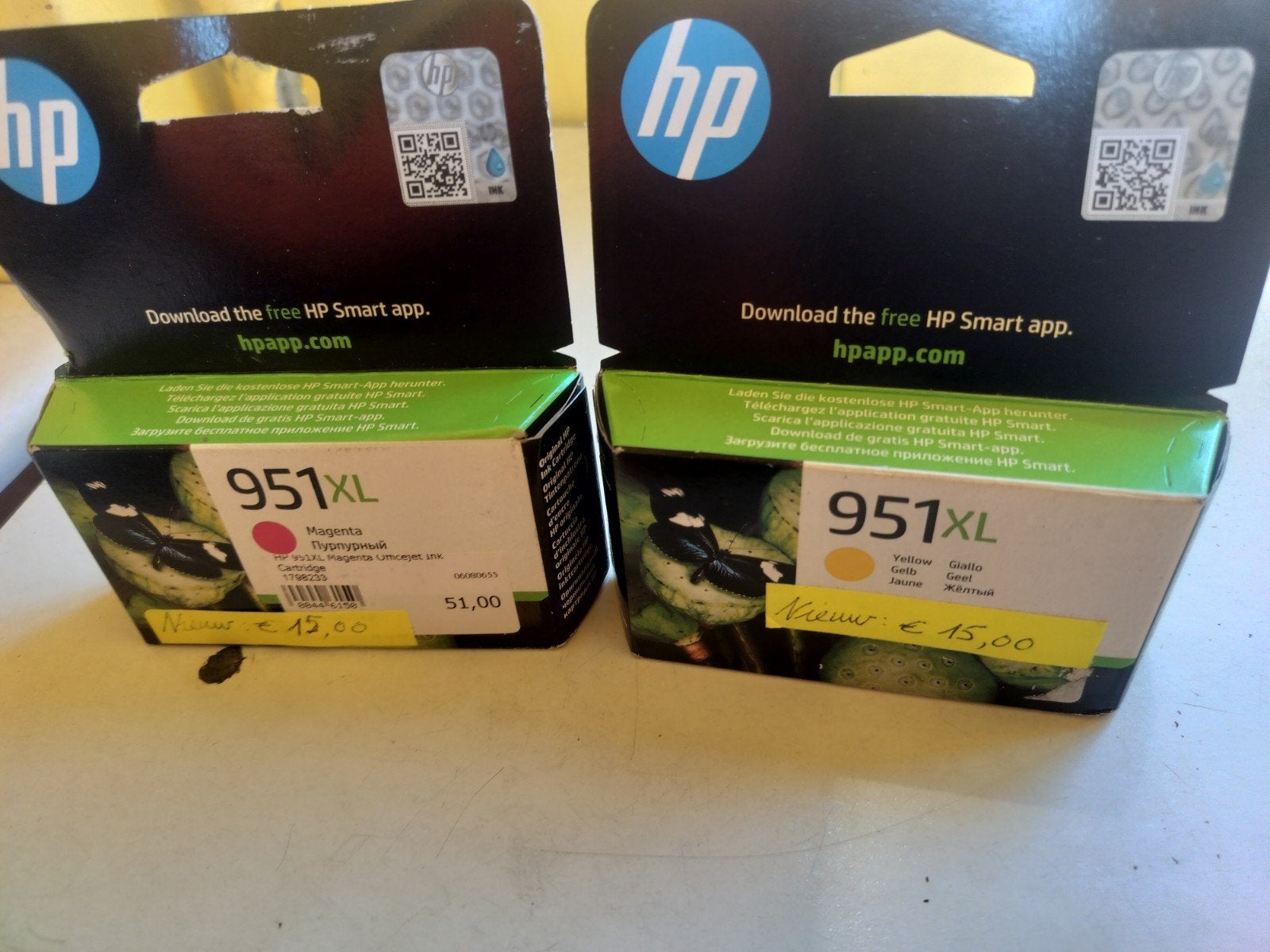 Cartouche HP 951XL (magenta ou jaune), Enlèvement ou Envoi, Neuf, Cartridge, HP ORIGINAL