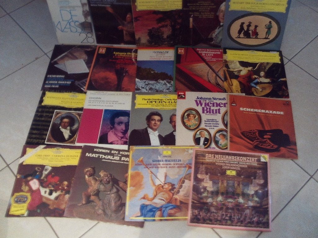 67 LP's met Klassieke Muziek, Enlèvement ou Envoi, Comme neuf, LP, Bach