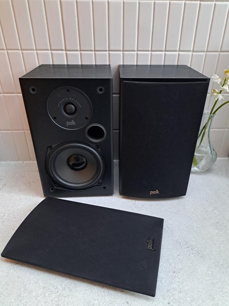 POLK T 15 bookshelf speakers, TV, Hi-fi & Vidéo, Enlèvement ou Envoi