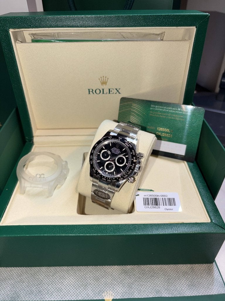 Rolex Daytona cosmograph zwart, Handtassen en Accessoires, Ophalen of Verzenden, Nieuw, Polshorloge, Rolex