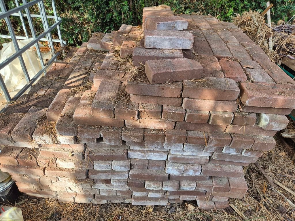 hollandse klinkers (in optie tem zondag), Tuin en Terras, Ophalen, Overige materialen, Klinkers, 5 tot 10 m²