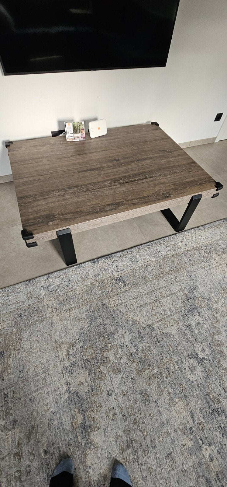 salon tafel, Ophalen