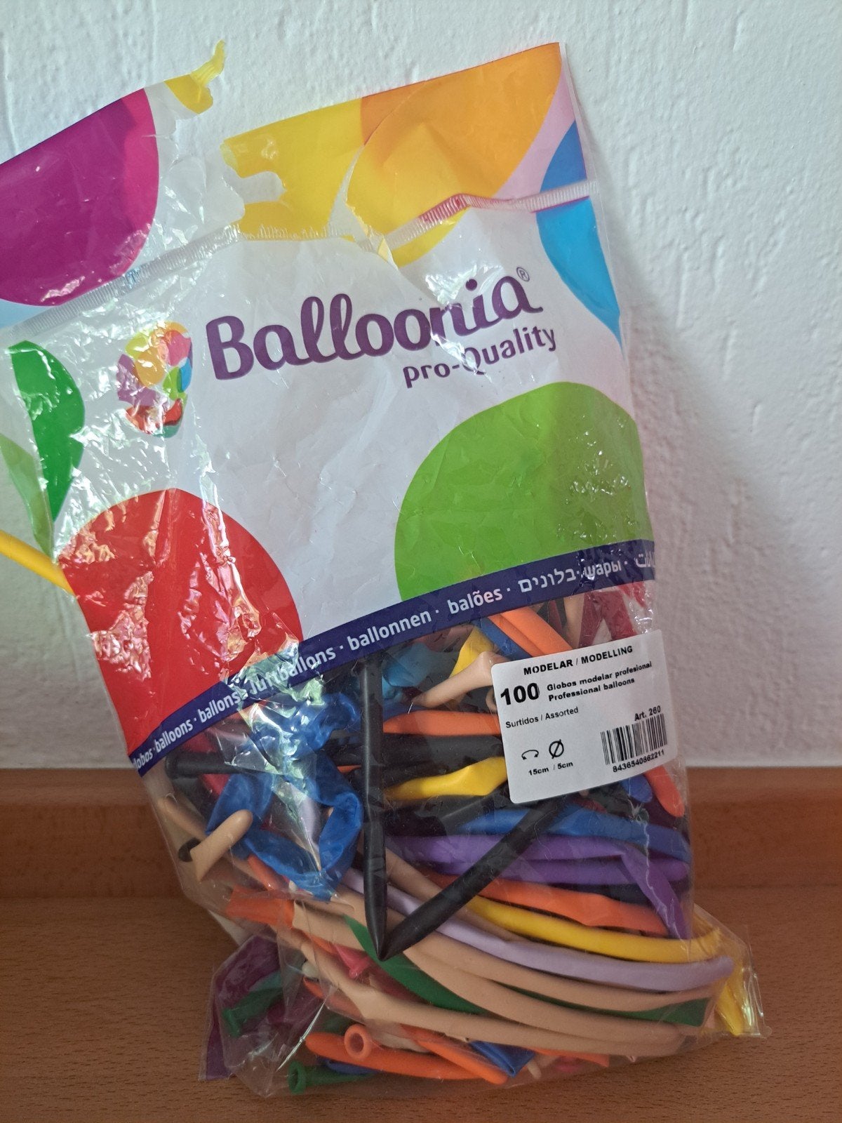 Kleine lange ballonnen om te vouwen 100 stuks, Ophalen, Gebruikt, Knutselwerk